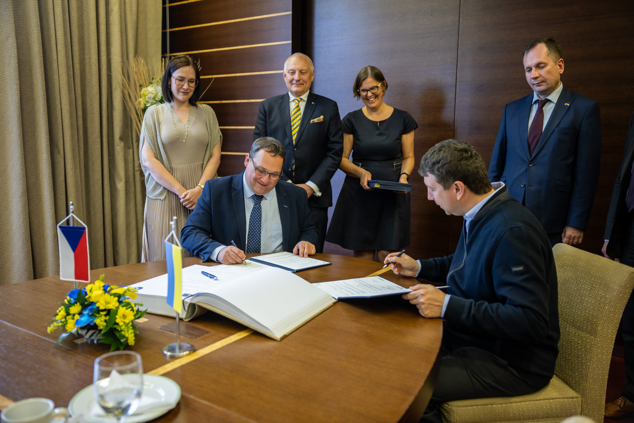 Podpis memoranda. Foto Jiří Zerzoň.